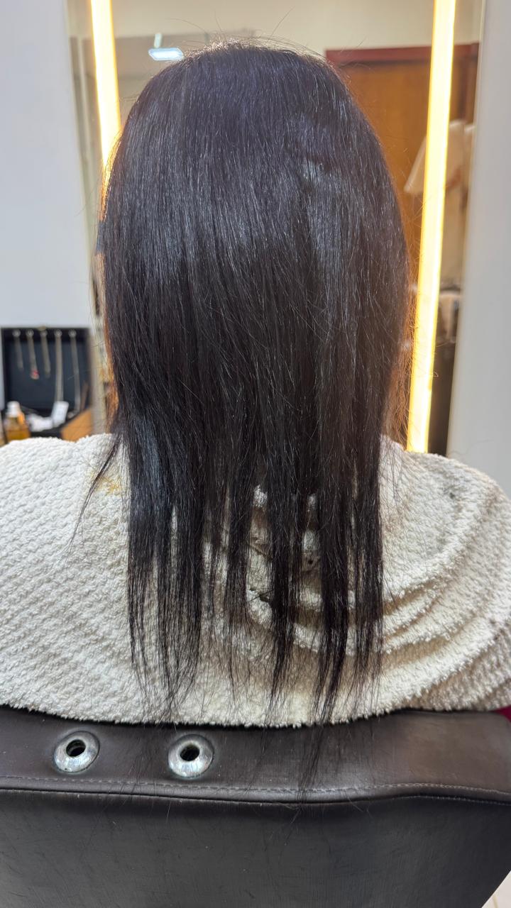 Antes do mega hair - cliente 3